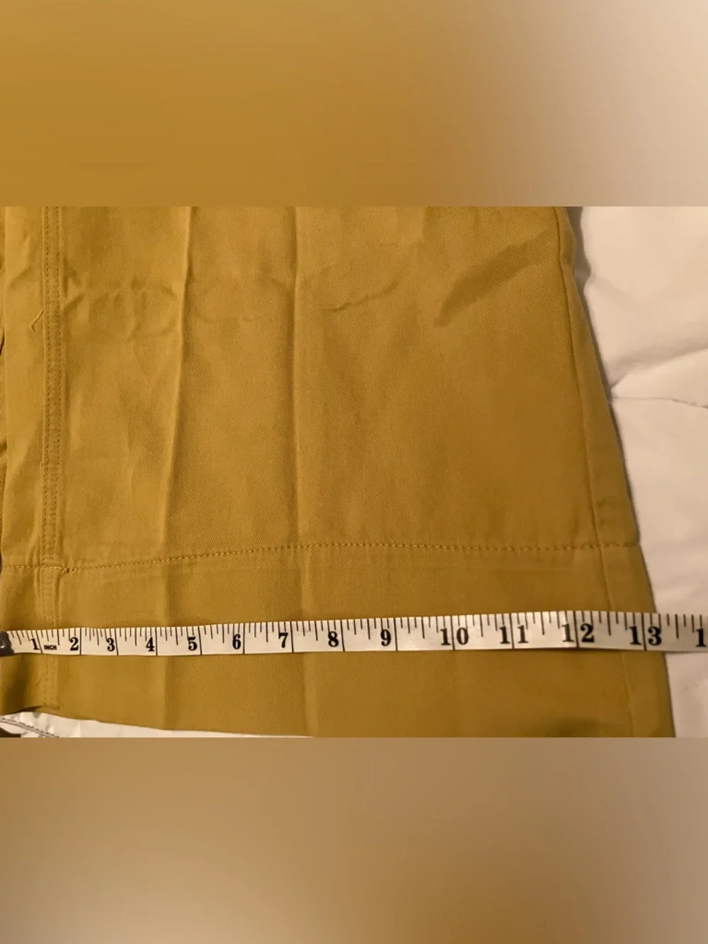 Wide Leg High Waisted Pants in Mustard Yellow, XL, NIB - Picture 9 of 11